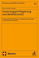 Sanierungsprivilegierung und Beihilfenrecht