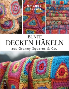 Bunte Decken häkeln aus Granny Squares & Co.