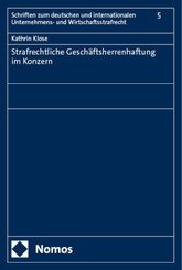 Strafrechtliche Geschäftsherrenhaftung im Konzern