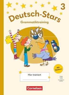 Deutsch-Stars - Grammatiktraining Ausgabe 2025 - 3. Schuljahr