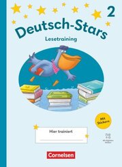 Deutsch-Stars - Lesetraining Ausgabe 2025 - 2. Schuljahr