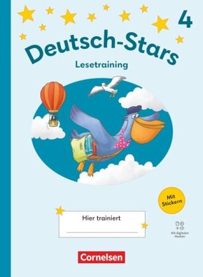 Deutsch-Stars - Lesetraining Ausgabe 2025 - 4. Schuljahr