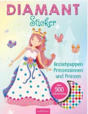 Diamantsticker Anziehpuppen - Prinzessinnen und Prinzen