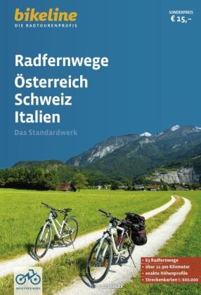 Radfernwege Österreich, Schweiz, Italien