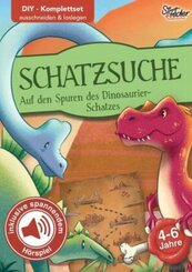 Schatzsuche "Auf den Spuren des Dinosaurier-Schatzes" inkl. spannendem Hörspiel für Kinder von 4-6 Jahren