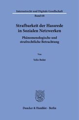 Strafbarkeit der Hassrede in Sozialen Netzwerken