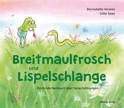 Breitmaulfrosch und Lispelschlange