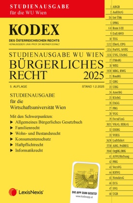 KODEX Bürgerliches Recht für die WU 2025 - inkl. App