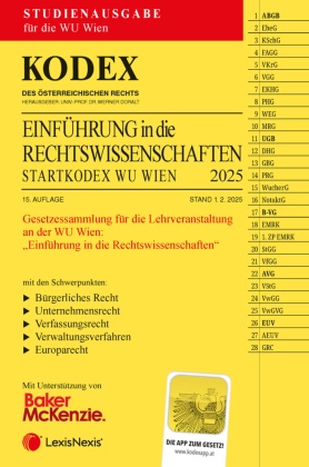 KODEX Einführung in die Rechtswissenschaften 2025 - inkl. App