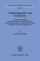 "Plattformgerichte" und Grundrechte