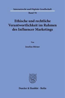 Ethische und rechtliche Verantwortlichkeit im Rahmen des Influencer Marketings