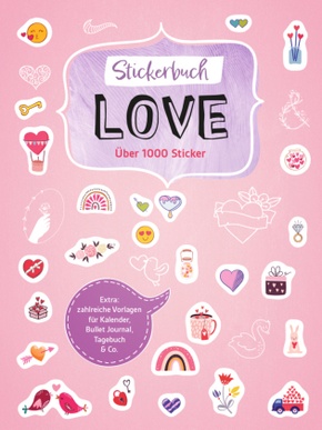 Stickerbuch Love I Über 1000 Sticker