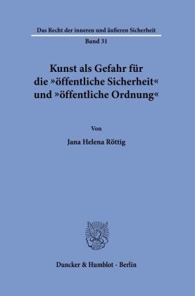 Kunst als Gefahr für die "öffentliche Sicherheit" und "öffentliche Ordnung"