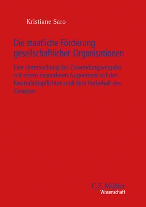 Die staatliche Förderung gesellschaftlicher Organisationen