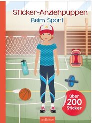 Sticker-Anziehpuppen -  Beim Sport