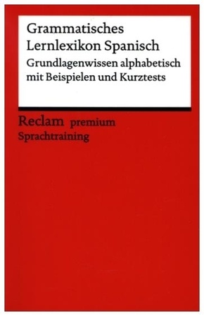 Grammatisches Lernlexikon Spanisch