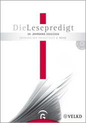 Die Lesepredigt 2025/2026