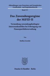 Das Zuwendungsregime der MiFID II