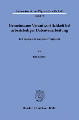 Gemeinsame Verantwortlichkeit bei arbeitsteiliger Datenverarbeitung
