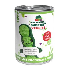 Emotional Support Veggies H&auml;kelset Erbse