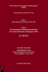 Österreichische Retrospektive Bibliographie. Österreichische Zeitungen 1492-1945: Chronologische Bilddokumentation der österreichischen Zeitungen 1848