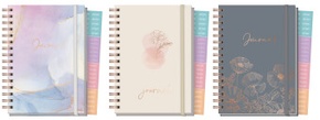 Journal Fancy dotted A5 sortiert