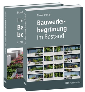 Buchpaket: Handbuch Bauwerksbegrünung und Bauwerksbegrünung im Bestand