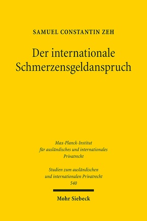 Der internationale Schmerzensgeldanspruch