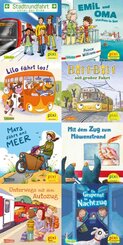 Pixi-8er-Set 307: Pixi unterwegs mit Bus und Bahn (8x1 Exemplar), m. 8 Buch