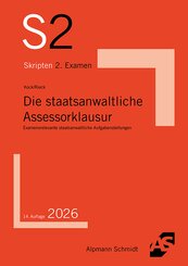 Die staatsanwaltliche Assessorklausur