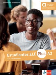 Estudiantes.ELE Plus A2 - Hybride Ausgabe allango, m. 1 Beilage