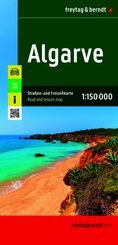 freytag & berndt Stra&szlig;enkarte Algarve 1:150.000