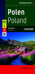 freytag & berndt Stra&szlig;enkarte Polen 1:500.000