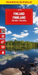 MARCO POLO Reisekarte Finnland 1:800.000