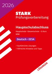 STARK Lösungen zu Deutsch G-Kurs - Hauptschulabschluss (EESA) 2026 NRW - Prüfungsvorbereitung