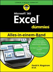 Microsoft 365 Excel Alles-in-einem-Band f&uuml;r Dummies