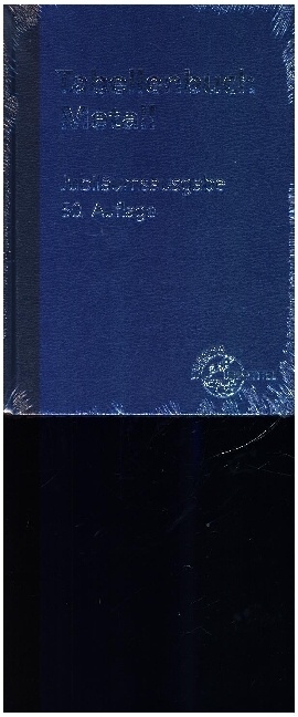 Jubiläumsausgabe Tabellenbuch Metall ohne Formelsammlung