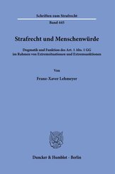 Strafrecht und Menschenwürde