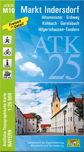 ATK25-M10 Markt Indersdorf (Amtliche Topographische Karte 1:25000)