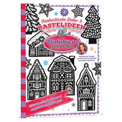 Deko- & Bastelideen - Winterhäuser wie Scherenschnitte