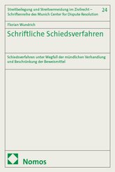 Schriftliche Schiedsverfahren