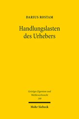 Handlungslasten des Urhebers