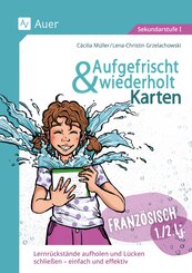 Aufgefrischt-und-wiederholt-Karten Französisch 1-2, m. 1 Beilage