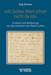 &raquo;Ob Gottes wort schon nicht da ist&laquo;