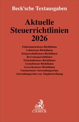 Aktuelle Steuerrichtlinien 2026