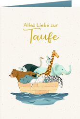 Pop-up-Gru&szlig;karte - Alles Liebe zur Taufe