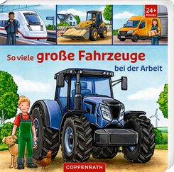 So viele gro&szlig;e Fahrzeuge bei der Arbeit