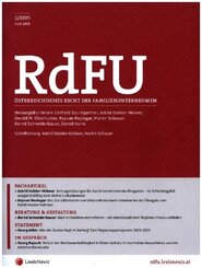 RdFU - &Ouml;sterreichisches Recht der Familienunternehmen