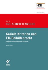 Soziale Kriterien und EU-Beihilfenrecht