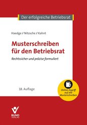 Musterschreiben f&uuml;r den Betriebsrat